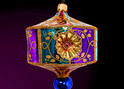 Palazzo Bellezza Glass Christmas Ornament