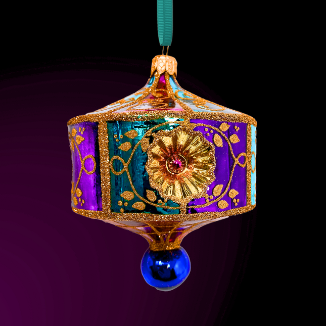 Palazzo Bellezza Glass Christmas Ornament