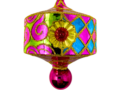 Beverly Hills Reflector Polish Glass Ornament