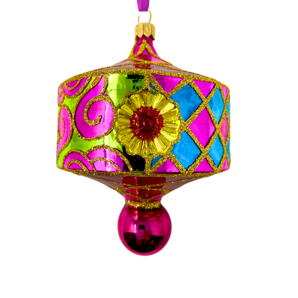 Beverly Hills Reflector Polish Glass Ornament