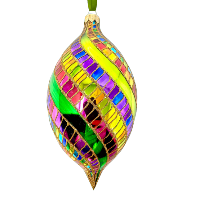 Big Money Spinner Glass Ornament