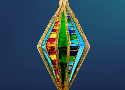 Big Winner Diamond Glass Ornament