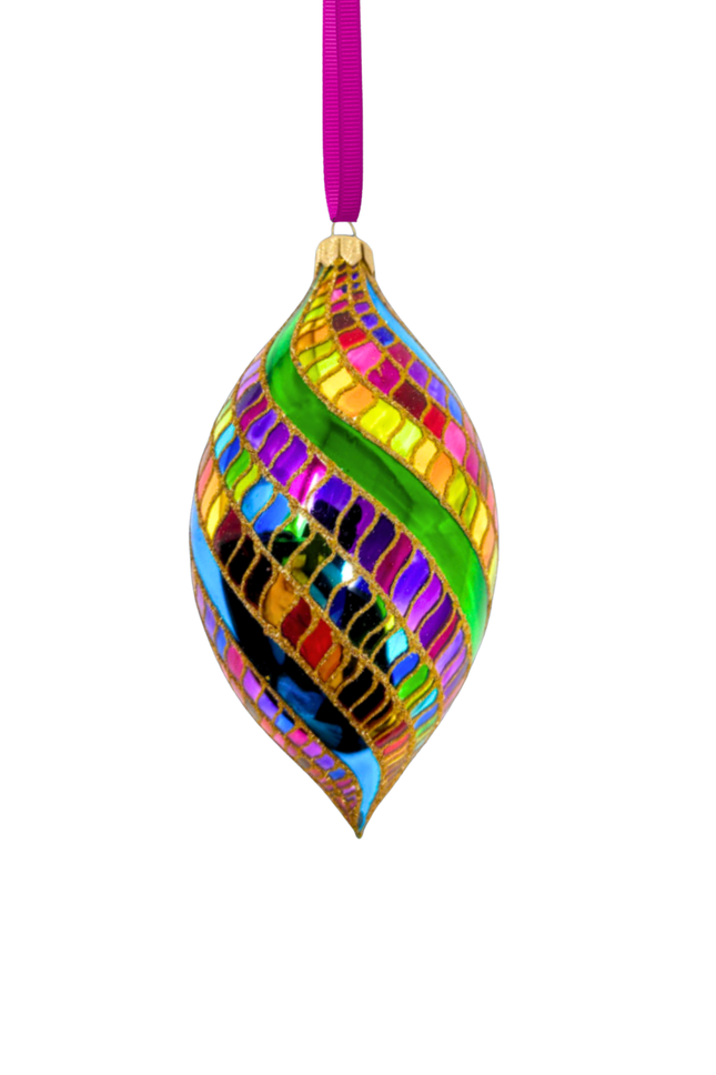 Big Winner Spinner Glass Ornament
