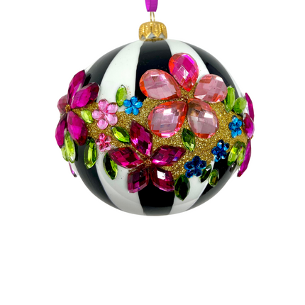 Midnight Gala Polish Glass Bauble