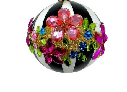 Midnight Gala Polish Glass Bauble