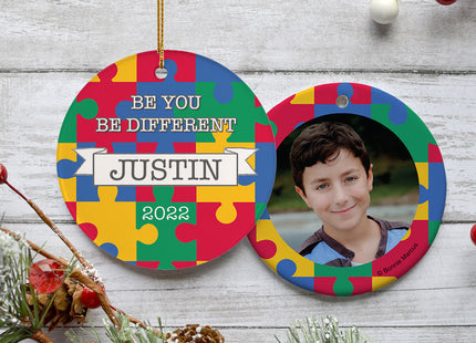 keepsake personalized autism awareness be you christmas ornament – Christmas ornament, holiday tree decoration or gift