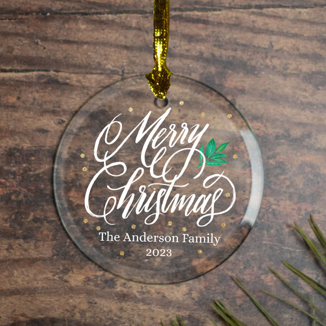 personalized personalized family christmas ornament – Christmas ornament, holiday tree decoration or gift