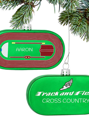 Track and Field Personalized Ornament by BRONNERS Ornament