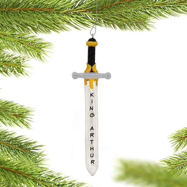 keepsake personalized sword christmas ornament – Christmas ornament, holiday tree decoration or gift