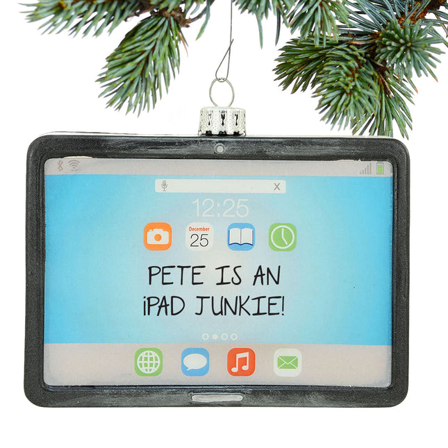 personalized personalized ipad tablet computer christmas ornament – Christmas ornament, holiday tree decoration or gift