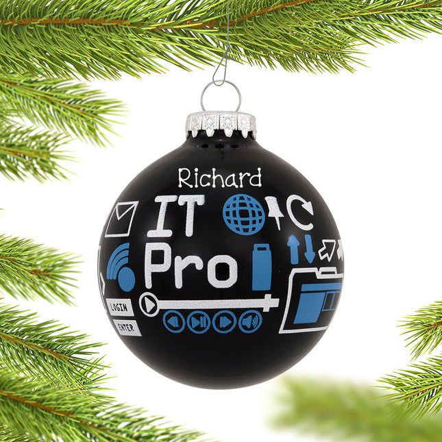 keepsake personalized it professional christmas ornament – Christmas ornament, holiday tree decoration or gift