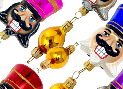 Broadway Nutcracker Glass Tree Garland