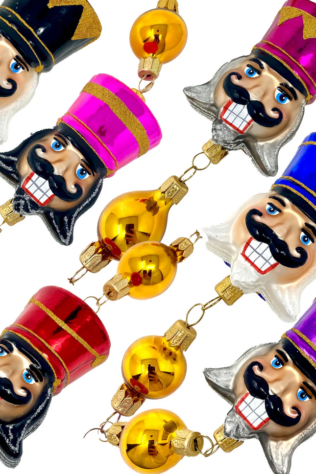 Broadway Nutcracker Glass Tree Garland
