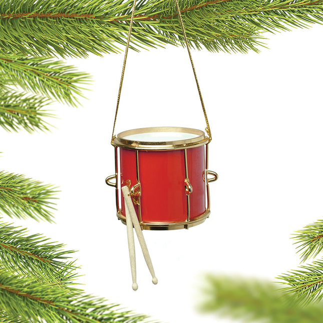 personalized personalized marching drum with drumsticks christmas ornament – Christmas ornament, holiday tree decoration or g