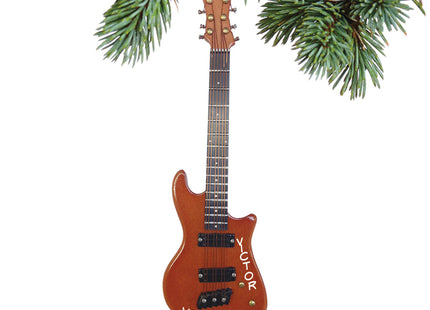 decorative personalized fender stratocaster electric guitar christmas ornament – Christmas ornament, holiday tree decoration 