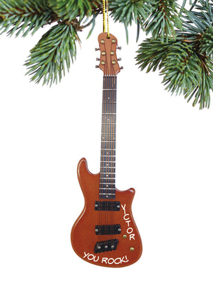 Fender Stratocaster Electric Guitar Personalized Ornament by BROADWAY Ornament