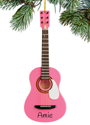Pink String Guitar Ornament  by BROADWAY Ornament