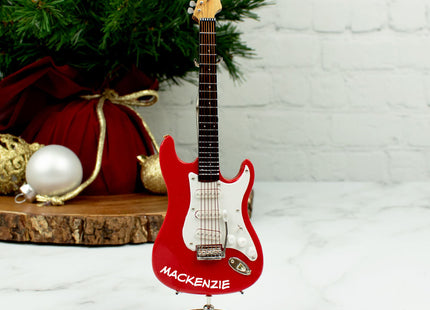 keepsake personalized tabletop electric guitar christmas ornament – Christmas ornament, holiday tree decoration or gift