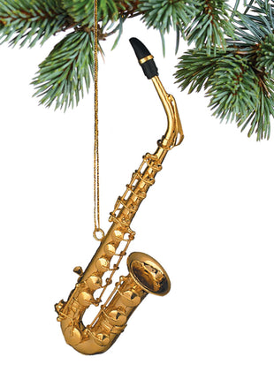 Saxophone Personalized Ornament by BROADWAY Ornament