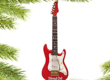 decorative personalized fender electric guitar christmas ornament – Christmas ornament, holiday tree decoration or gift