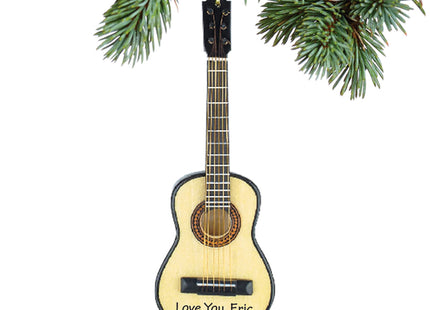 personalized personalized classic guitar christmas ornament – Christmas ornament, holiday tree decoration or gift