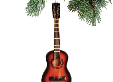 personalized personalized brown string guitar christmas ornament – Christmas ornament, holiday tree decoration or gift