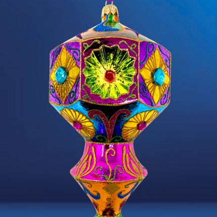 Carretto Prisma Glass Christmas Ornament