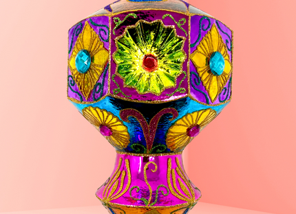 Carretto Prisma Glass Christmas Ornament