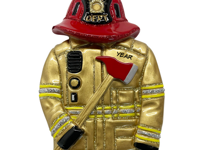 Personalized Firefighter Christmas Ornament