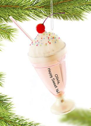 Milkshake Personalized Ornament by CODY FOSTER Ornament