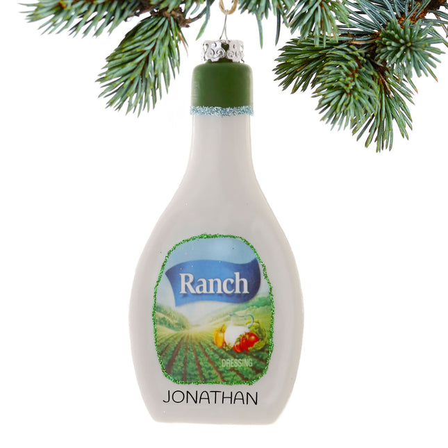 holiday personalized ranch christmas ornament – Christmas ornament, holiday tree decoration or gift