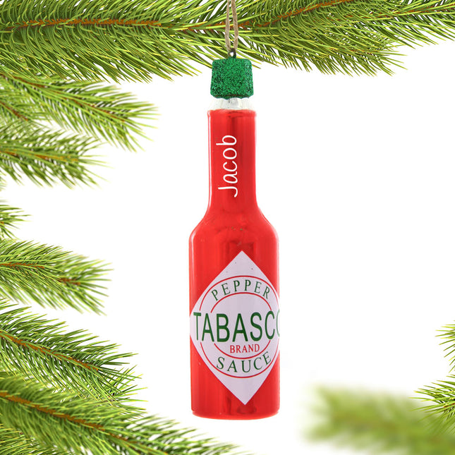 personalized personalized pepper sauce bottle christmas ornament – Christmas ornament, holiday tree decoration or gift