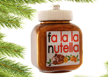 custom personalized nutella christmas ornament – Christmas ornament, holiday tree decoration or gift