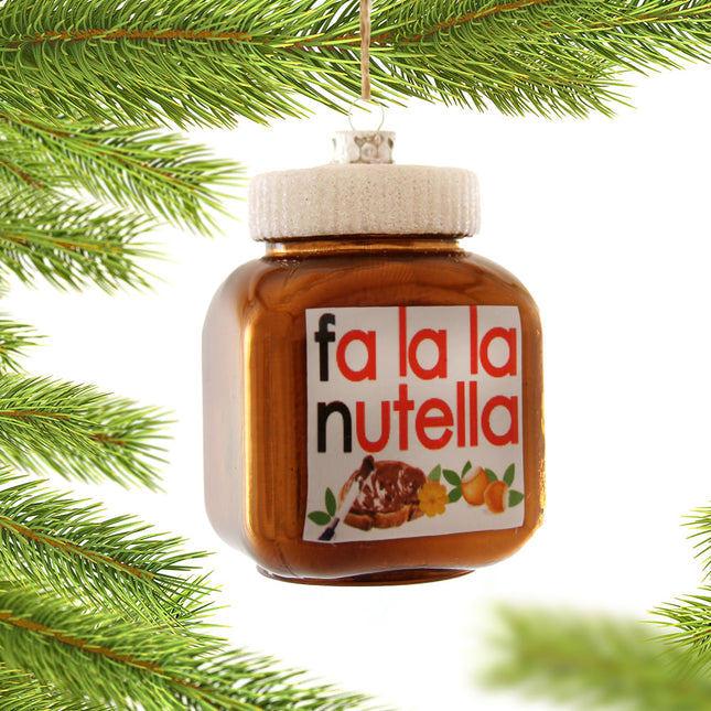 custom personalized nutella christmas ornament – Christmas ornament, holiday tree decoration or gift