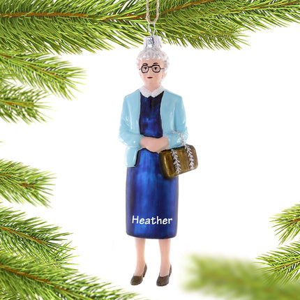 custom personalized golden girls sophia christmas ornament – Christmas ornament, holiday tree decoration or gift