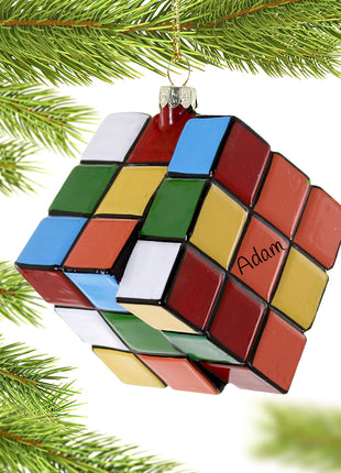 Rubiks Cube Personalized Ornament by CODY FOSTER Ornament