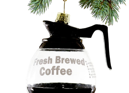 engraved diner coffee pot christmas ornament – Christmas ornament, holiday tree decoration or gift