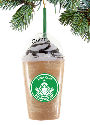 Frappuccino Personalized Ornament by CODY FOSTER Ornament