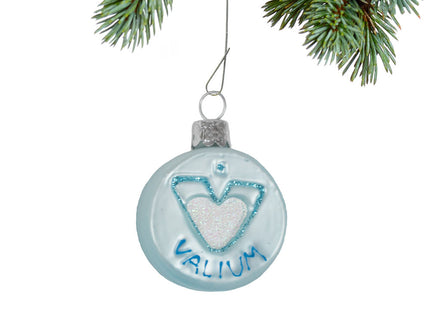 personalized personalized valium christmas ornament – Christmas ornament, holiday tree decoration or gift