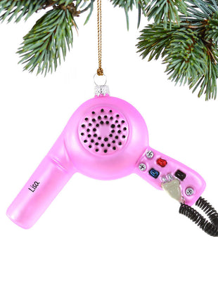 Hair Dryer Personalized Ornament by CODY FOSTER Ornament