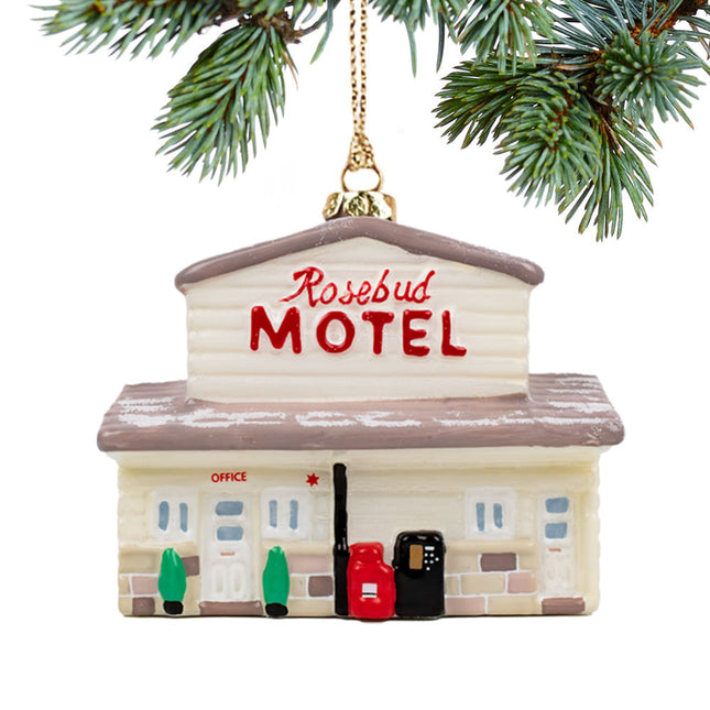 decorative schitts creek rosebud motel christmas ornament – Christmas ornament, holiday tree decoration or gift