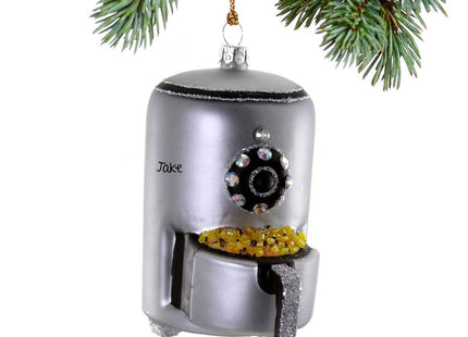 engraved personalized air fryer christmas ornament – Christmas ornament, holiday tree decoration or gift