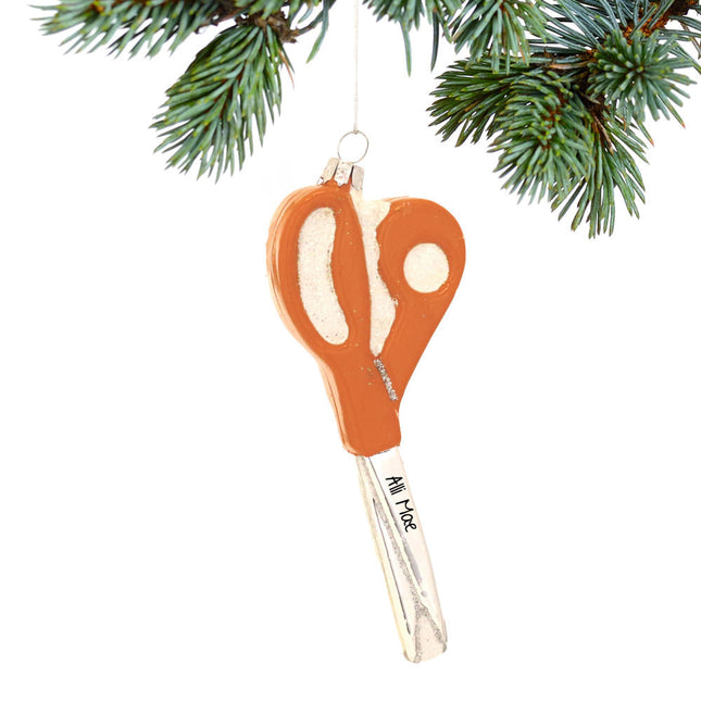 decorative personalized crafting scissors christmas ornament – Christmas ornament, holiday tree decoration or gift