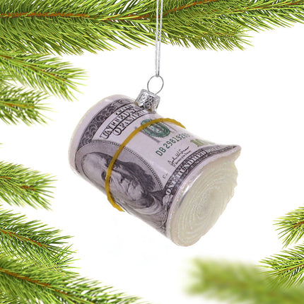 personalized personalized roll of cash christmas ornament – Christmas ornament, holiday tree decoration or gift
