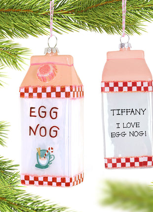 Egg Nog Ornament  by CODY FOSTER Ornament