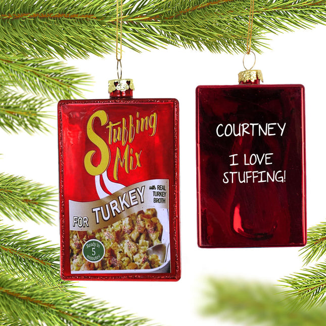 decorative personalized stuffing christmas ornament – Christmas ornament, holiday tree decoration or gift