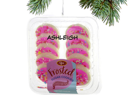 personalized personalized frosted sugar cookies christmas ornament – Christmas ornament, holiday tree decoration or gift