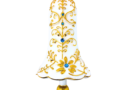 Chantilly Lace Bell Glass Blown Ornament