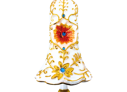 Chantilly Lace Bell Glass Blown Ornament