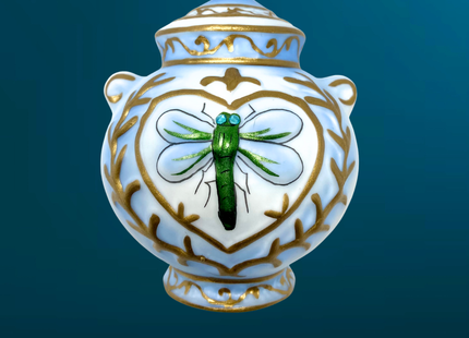 Chateau Jardin Jar Polish Glass Ornament